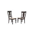Deluxdesigns Dining Side Chair - Charcoal, 40 x 21 x 23 in. DE2589299